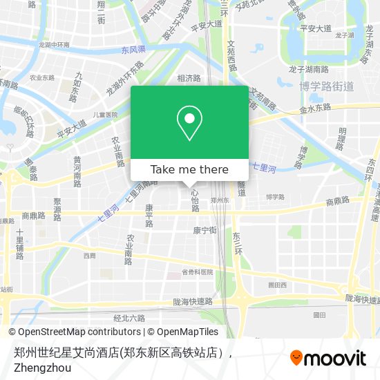 郑州世纪星艾尚酒店 map