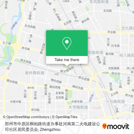 郑州市中原区桐柏路街道办事处河南第二火电建设公司社区居民委员会 map