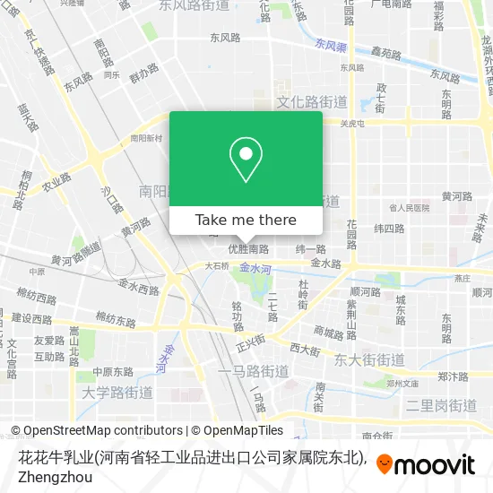花花牛乳业(河南省轻工业品进出口公司家属院东北) map
