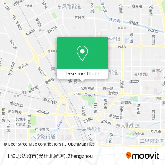 正道思达超市(岗杜北街店) map