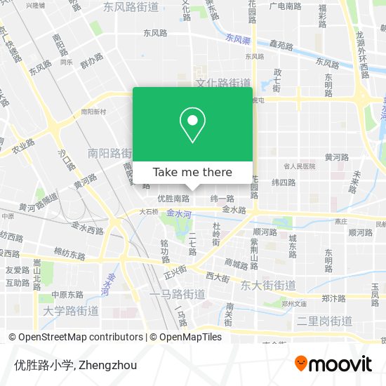 优胜路小学 map