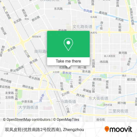 双凤皮鞋(优胜南路2号院西南) map