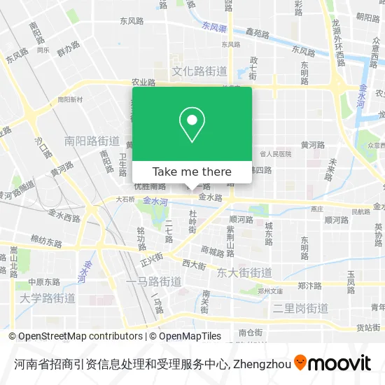 河南省招商引资信息处理和受理服务中心 map