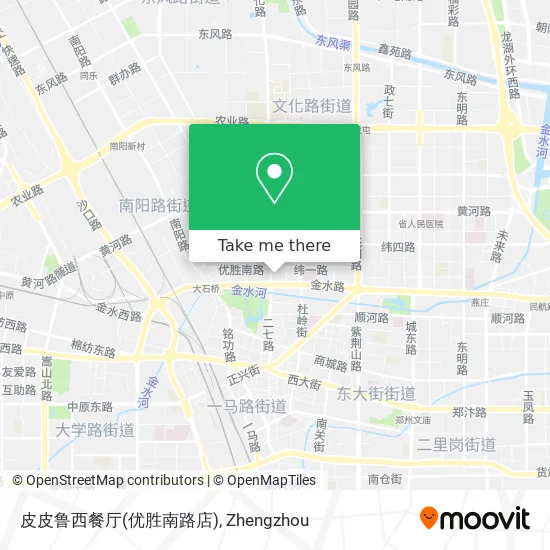 皮皮鲁西餐厅(优胜南路店) map