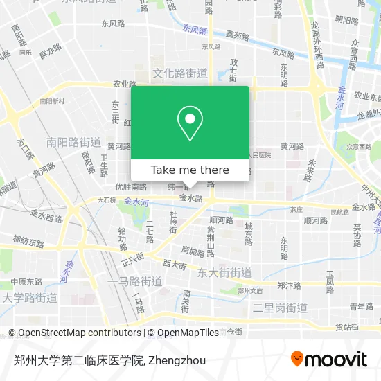 郑州大学第二临床医学院 map