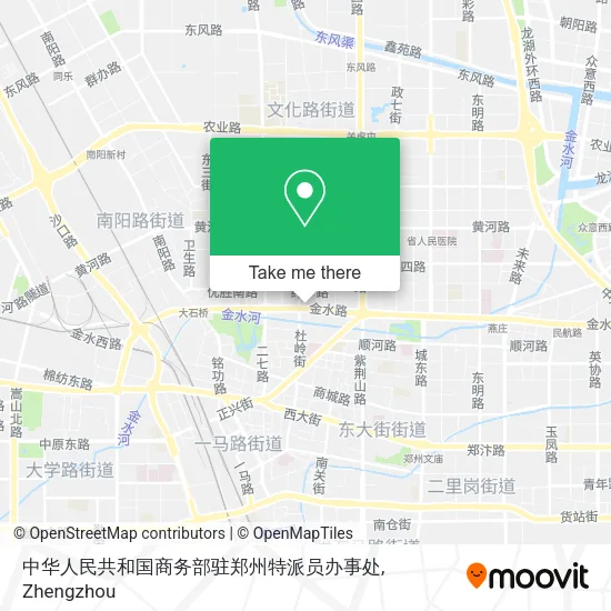 中华人民共和国商务部驻郑州特派员办事处 map