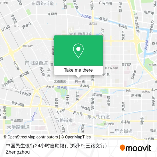 中国民生银行24小时自助银行(郑州纬三路支行) map
