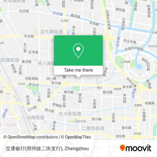 交通银行(郑州政二街支行) map