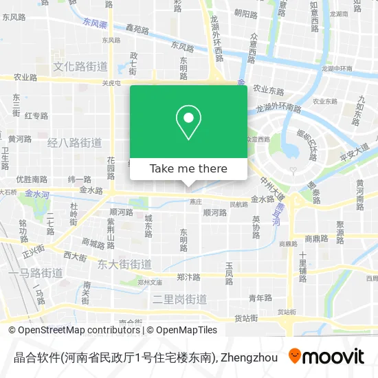 晶合软件(河南省民政厅1号住宅楼东南) map