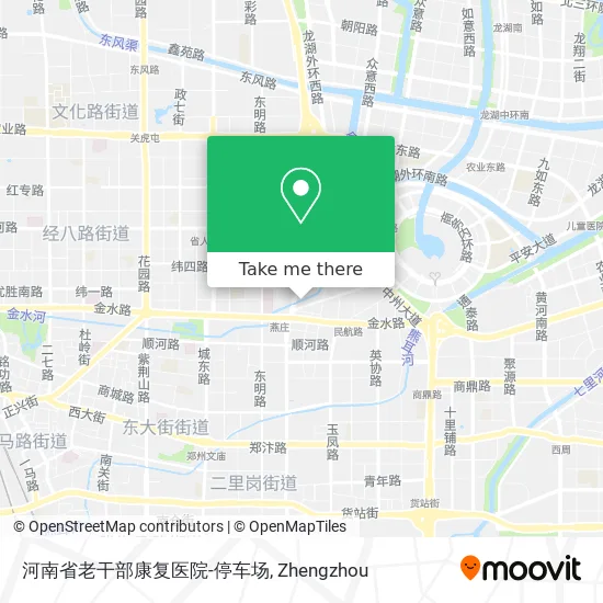 河南省老干部康复医院-停车场 map