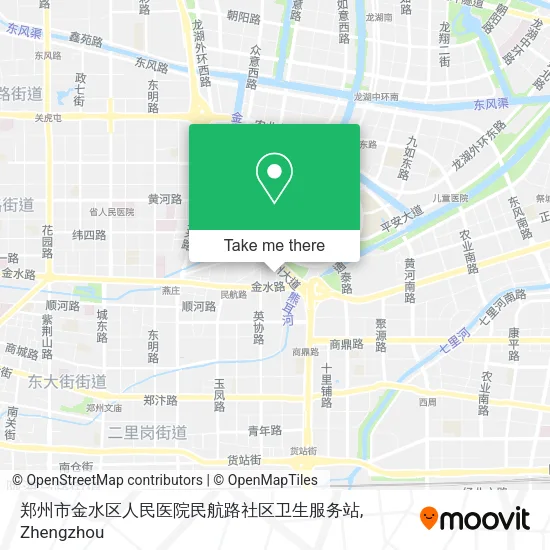 郑州市金水区人民医院民航路社区卫生服务站 map