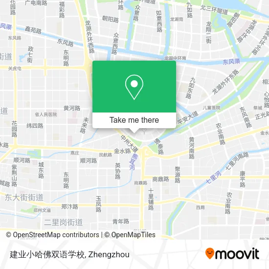 建业小哈佛双语学校 map