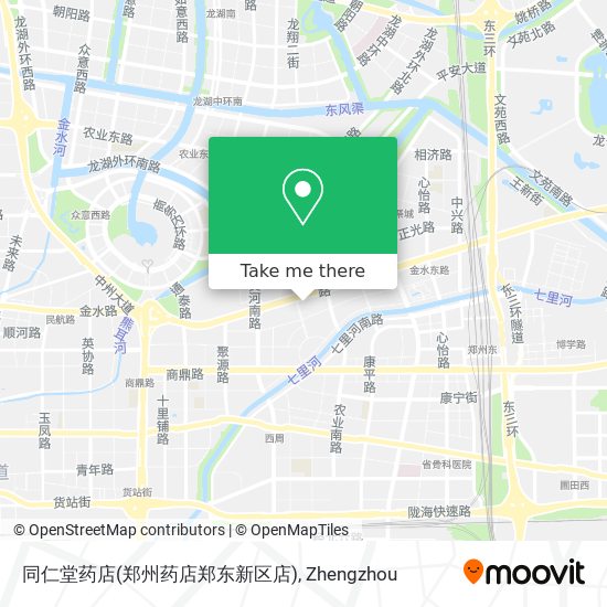 同仁堂药店(郑州药店郑东新区店) map
