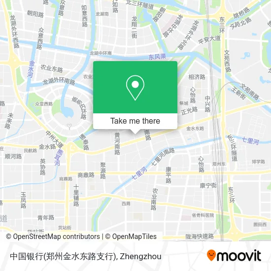 中国银行(郑州金水东路支行) map