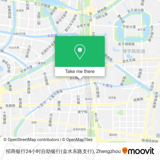 招商银行24小时自助银行(金水东路支行) map