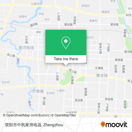 荥阳市中凯家用电器 map