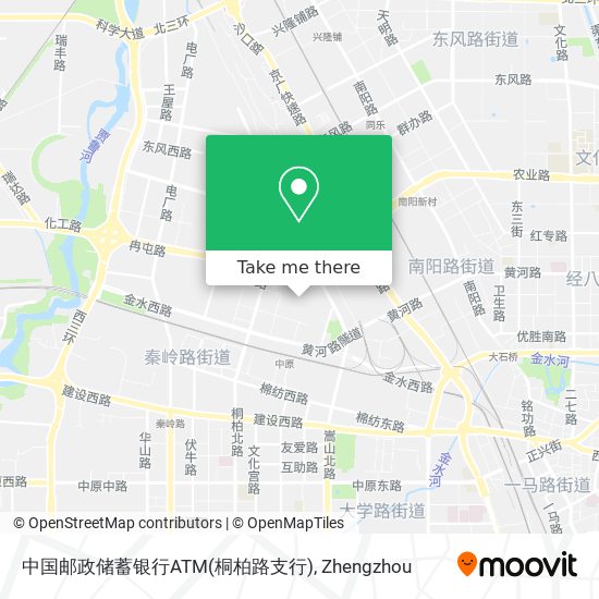 中国邮政储蓄银行ATM(桐柏路支行) map