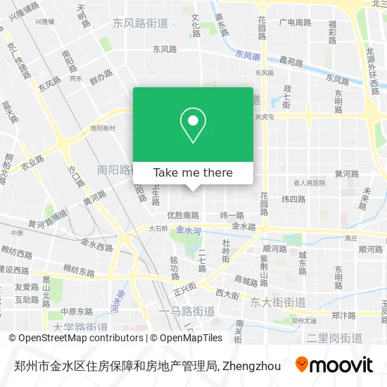 郑州市金水区住房保障和房地产管理局 map