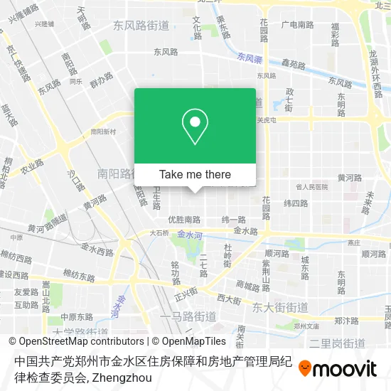 中国共产党郑州市金水区住房保障和房地产管理局纪律检查委员会 map