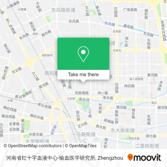 河南省红十字血液中心-输血医学研究所 map