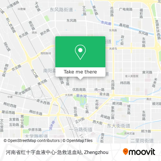 河南省红十字血液中心-急救送血站 map