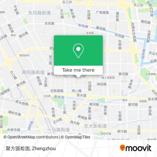 聚方圆烩面 map