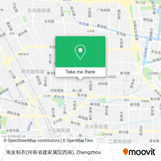 海派制衣(河南省建家属院西南) map