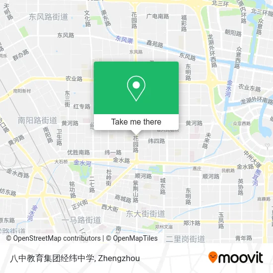 八中教育集团经纬中学 map