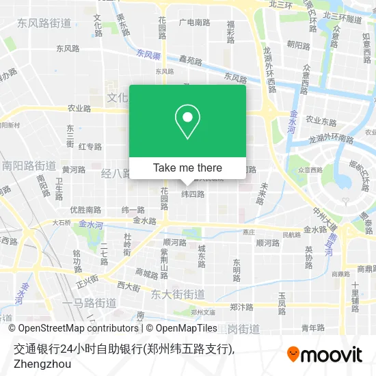 交通银行24小时自助银行(郑州纬五路支行) map