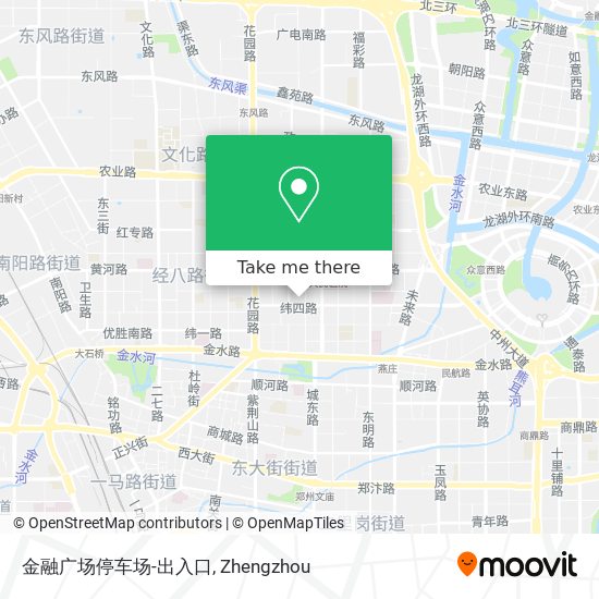 金融广场停车场-出入口 map