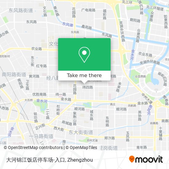 大河锦江饭店停车场-入口 map