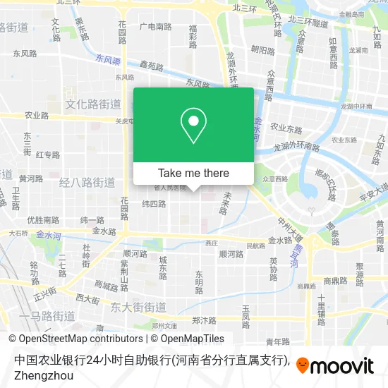 中国农业银行24小时自助银行(河南省分行直属支行) map