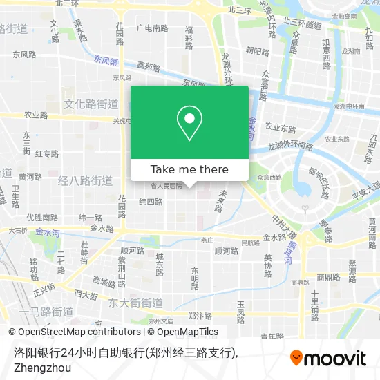 洛阳银行24小时自助银行(郑州经三路支行) map