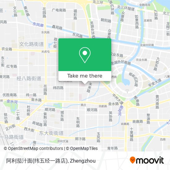 阿利茄汁面(纬五经一路店) map