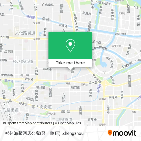 郑州海馨酒店公寓(经一路店) map