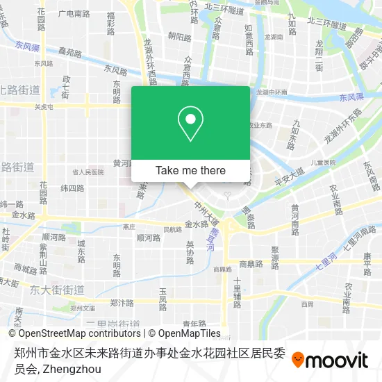 郑州市金水区未来路街道办事处金水花园社区居民委员会 map