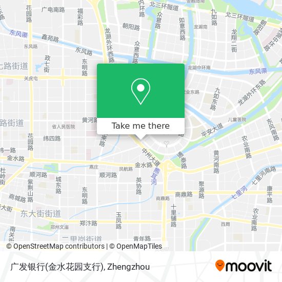 广发银行(金水花园支行) map