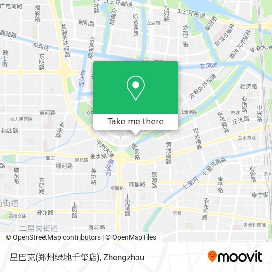 星巴克(郑州绿地千玺店) map