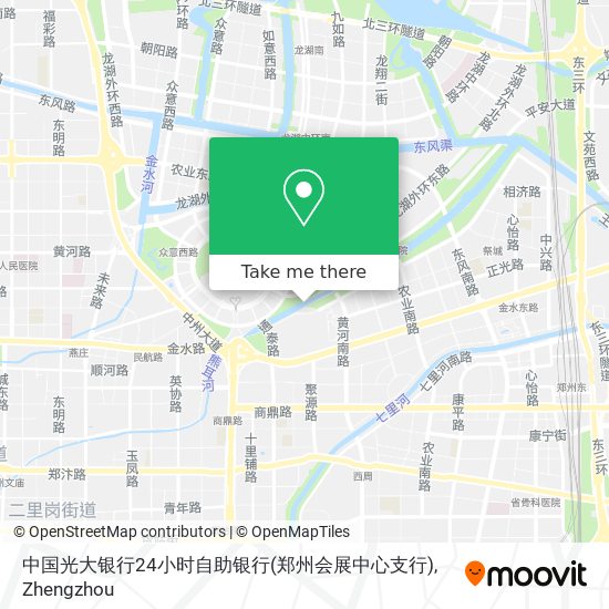 中国光大银行24小时自助银行(郑州会展中心支行) map