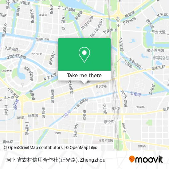河南省农村信用合作社(正光路) map