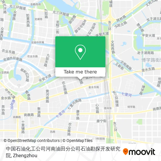 中国石油化工公司河南油田分公司石油勘探开发研究院 map
