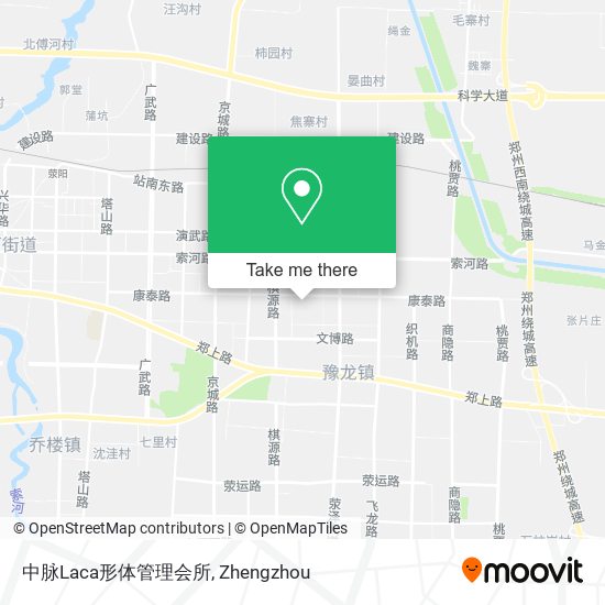 中脉Laca形体管理会所 map
