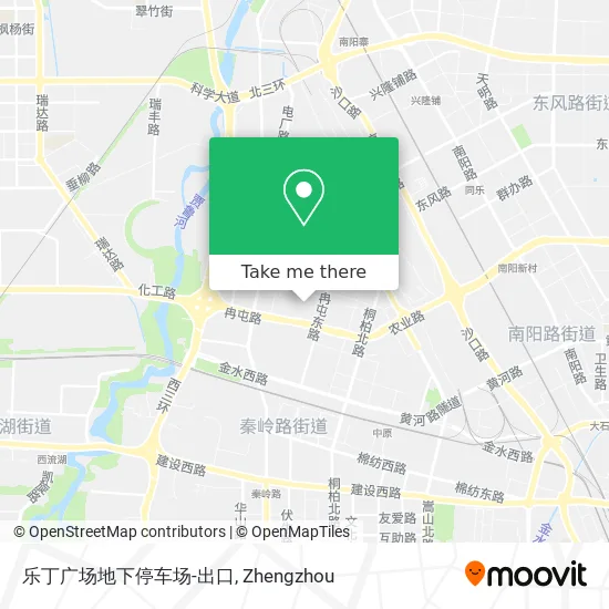 乐丁广场地下停车场-出口 map