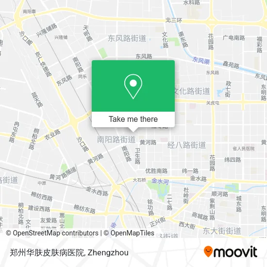 郑州华肤皮肤病医院 map