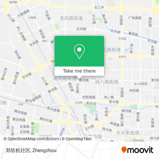 郑纺机社区 map