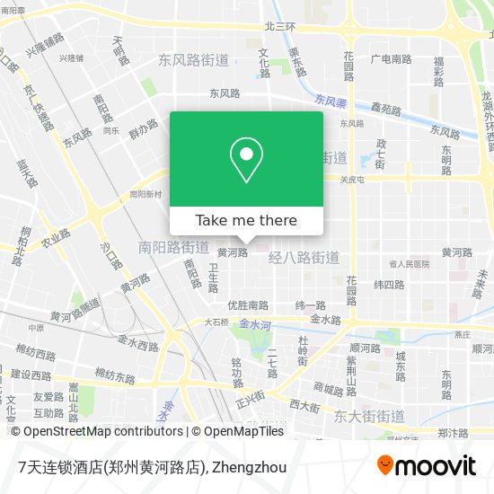 7天连锁酒店(郑州黄河路店) map