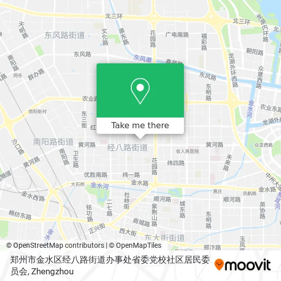 郑州市金水区经八路街道办事处省委党校社区居民委员会 map