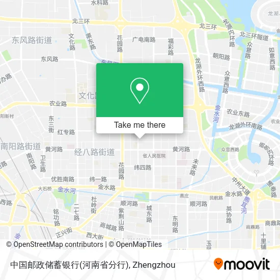 中国邮政储蓄银行(河南省分行) map