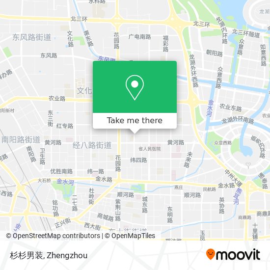 杉杉男装 map