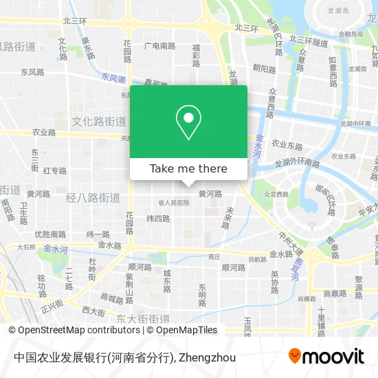 中国农业发展银行(河南省分行) map